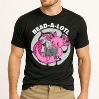 Read A Lotl Axolotl Cute Funny Reading Book Lover Performance Shirt