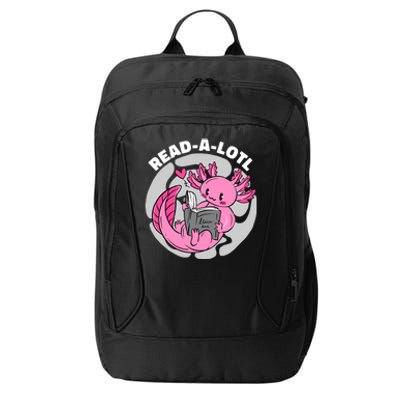 Read A Lotl Axolotl Cute Funny Reading Book Lover City Backpack