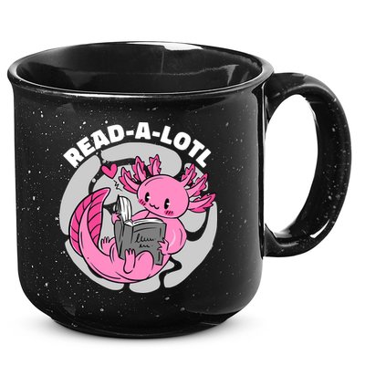Read A Lotl Axolotl Cute Funny Reading Book Lover 15oz Campfire Ceramic Mug