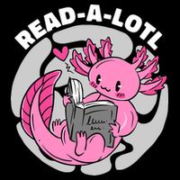 Read A Lotl Axolotl Cute Funny Reading Book Lover Flatbill Hat