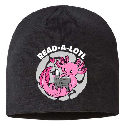 Read A Lotl Axolotl Cute Funny Reading Book Lover Sustainable Beanie