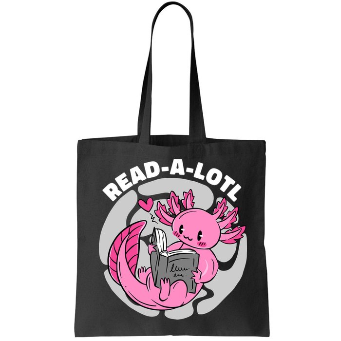 Read A Lotl Axolotl Cute Funny Reading Book Lover Bag