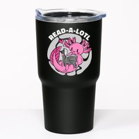 Read A Lotl Axolotl Cute Funny Reading Book Lover Tumbler