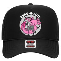Read A Lotl Axolotl Cute Funny Reading Book Lover Trucker Hat