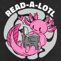 Read A Lotl Axolotl Cute Funny Reading Book Lover Trucker Hat