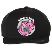 Read A Lotl Axolotl Cute Funny Reading Book Lover Wool Snapback Cap