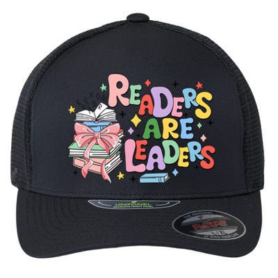 Readers Are Leaders Book Lover Bookworm Flexfit Unipanel Trucker Cap