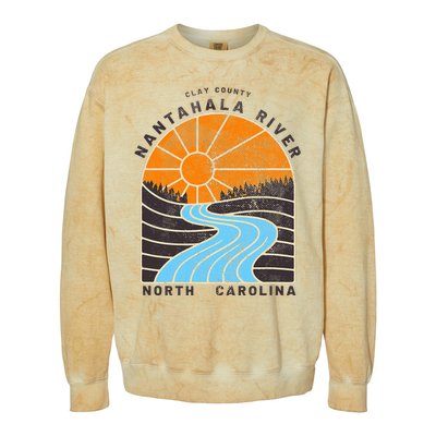 Rivers And Lakes Of Nc Nantahala River Colorblast Crewneck Sweatshirt