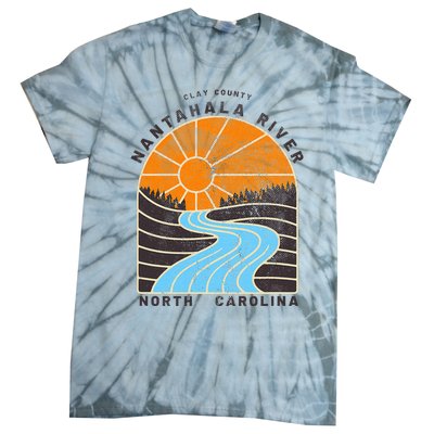 Rivers And Lakes Of Nc Nantahala River Tie-Dye T-Shirt