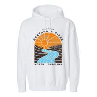 Rivers And Lakes Of Nc Nantahala River Garment-Dyed Fleece Hoodie