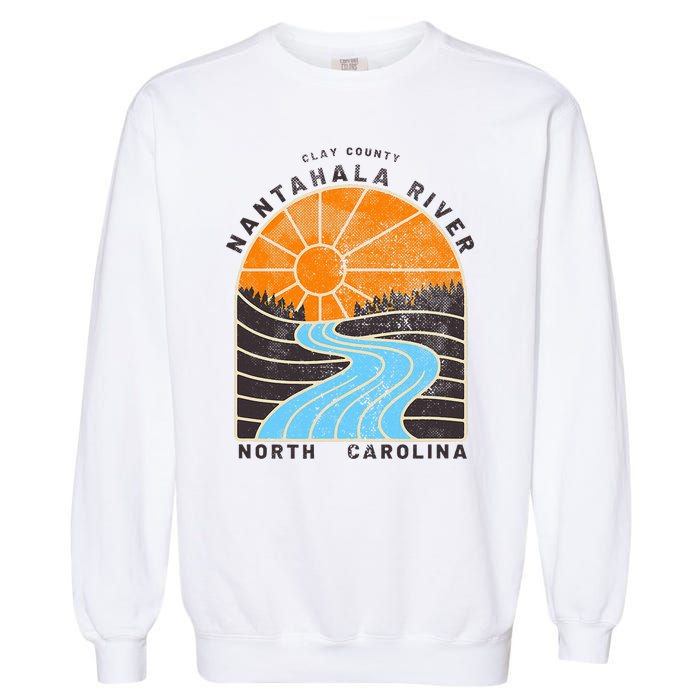 Rivers And Lakes Of Nc Nantahala River Garment-Dyed Sweatshirt