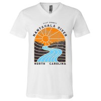 Rivers And Lakes Of Nc Nantahala River V-Neck T-Shirt