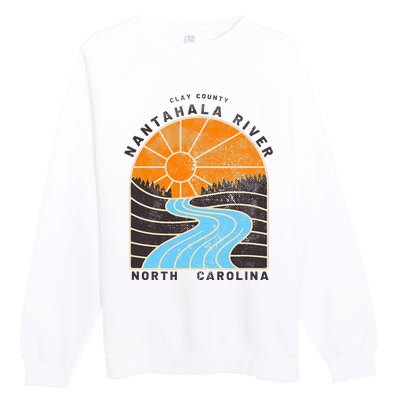 Rivers And Lakes Of Nc Nantahala River Premium Crewneck Sweatshirt