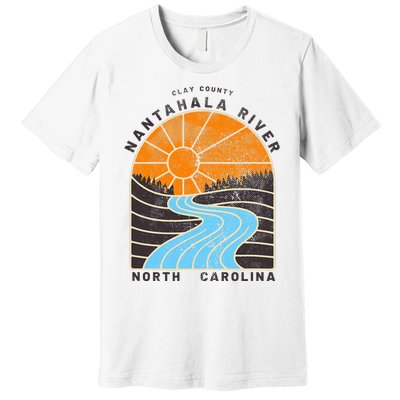 Rivers And Lakes Of Nc Nantahala River Premium T-Shirt