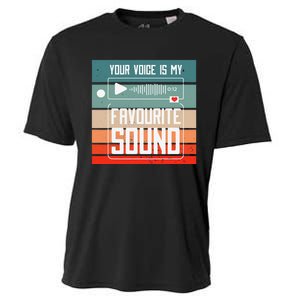 Romantics Audio Love Special Connection Voice Sound Of Love Cooling Performance Crew T-Shirt