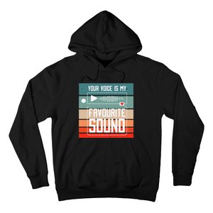 Romantics Audio Love Special Connection Voice Sound Of Love Hoodie