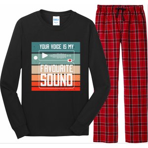 Romantics Audio Love Special Connection Voice Sound Of Love Long Sleeve Pajama Set