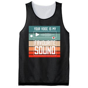 Romantics Audio Love Special Connection Voice Sound Of Love Mesh Reversible Basketball Jersey Tank