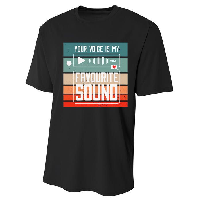 Romantics Audio Love Special Connection Voice Sound Of Love Performance Sprint T-Shirt