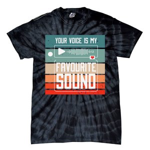 Romantics Audio Love Special Connection Voice Sound Of Love Tie-Dye T-Shirt