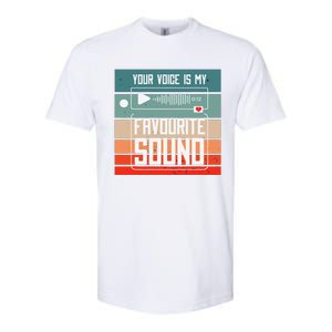 Romantics Audio Love Special Connection Voice Sound Of Love Softstyle CVC T-Shirt