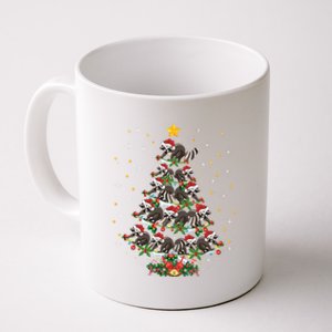 Raccoon Animal Lover Xmas Gift Raccoon Christmas Tree Meaningful Gift Coffee Mug