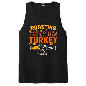 Roasting A Little Turkey Thanksgiving Pregnancy Announcement PosiCharge Competitor Tank