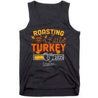 Roasting A Little Turkey Thanksgiving Pregnancy Announcement Tank Top