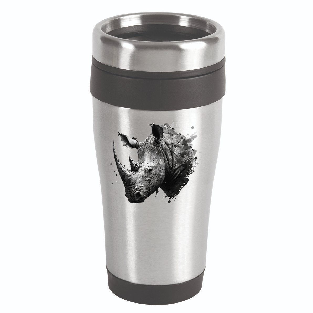 Rhino animal lovers animal rhino 16oz Travel Tumbler