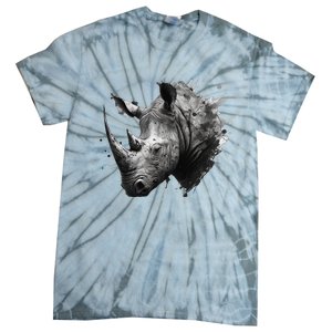 Rhino animal lovers animal rhino Tie-Dye T-Shirt