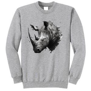 Rhino animal lovers animal rhino Tall Sweatshirt