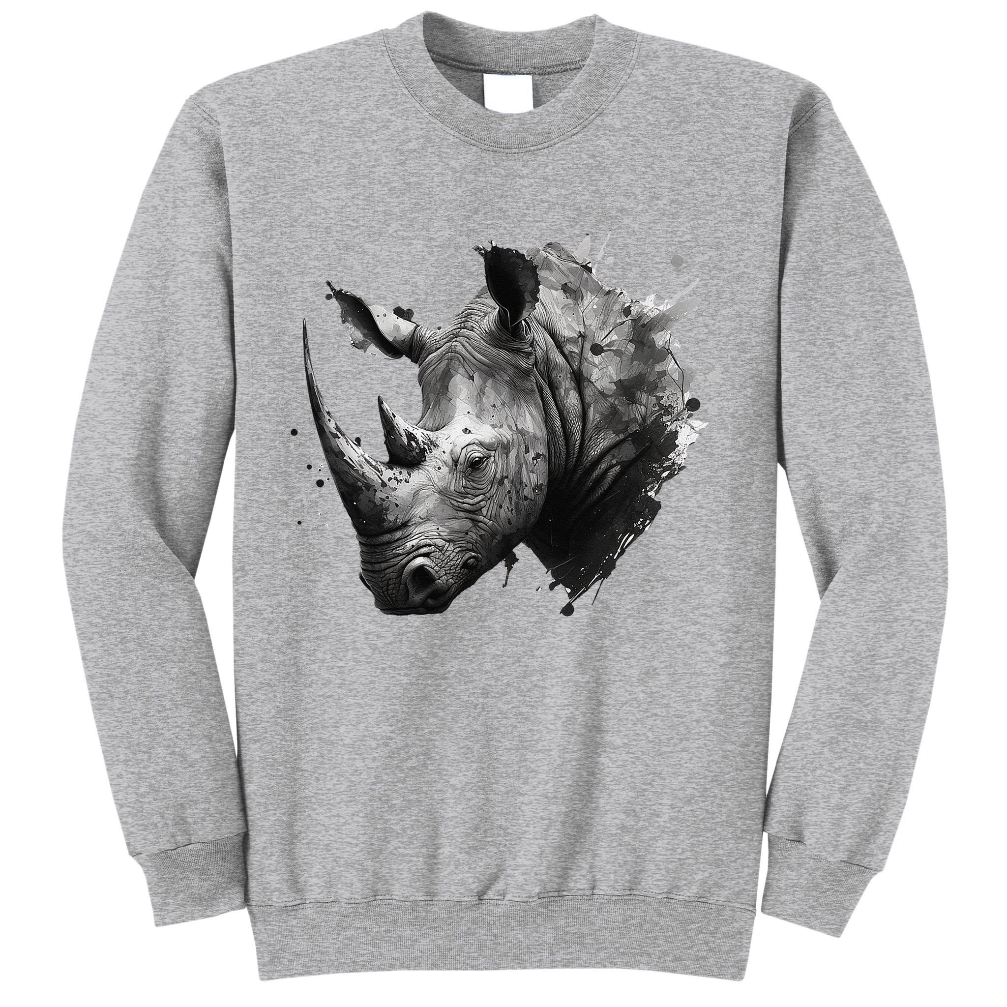 Rhino animal lovers animal rhino Tall Sweatshirt