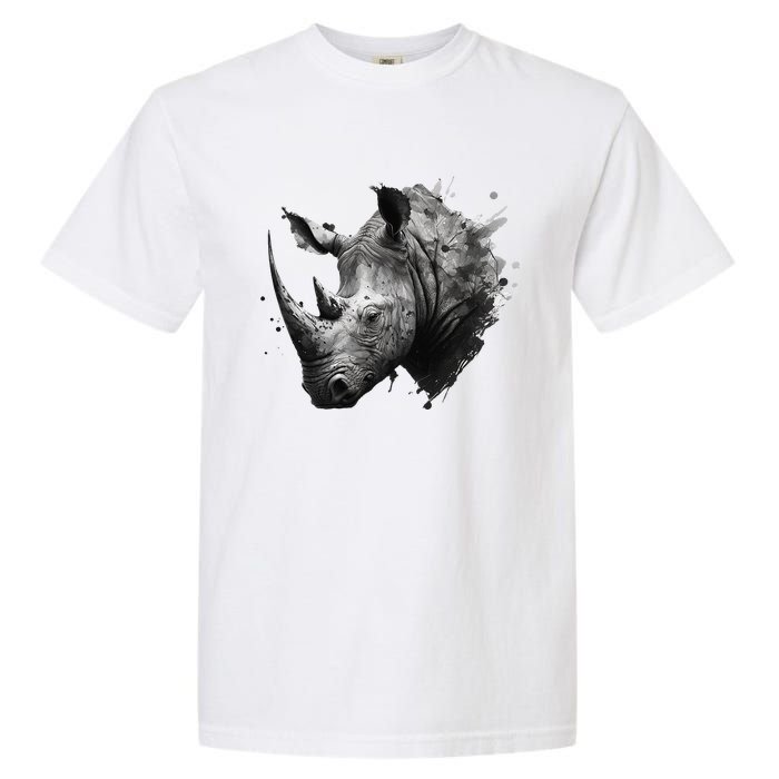 Rhino animal lovers animal rhino Garment-Dyed Heavyweight T-Shirt