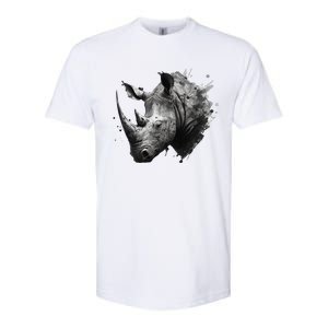 Rhino animal lovers animal rhino Softstyle CVC T-Shirt