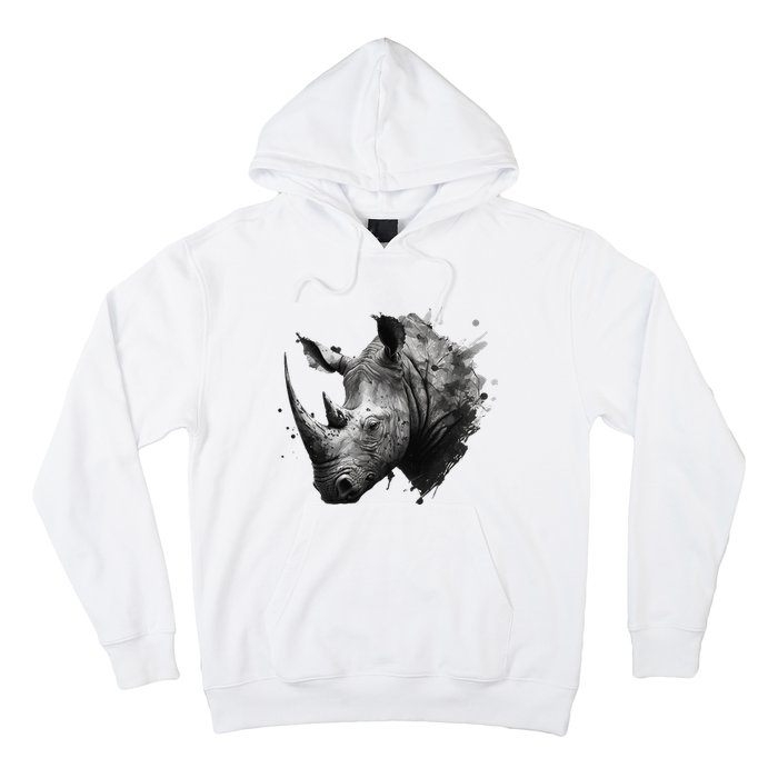 Rhino animal lovers animal rhino Hoodie