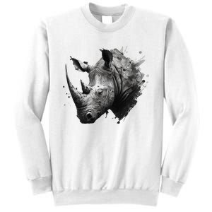 Rhino animal lovers animal rhino Sweatshirt