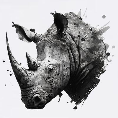 Rhino animal lovers animal rhino T-Shirt