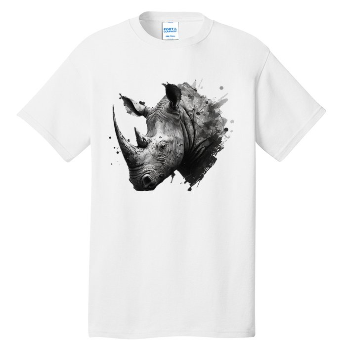 Rhino animal lovers animal rhino Tall T-Shirt