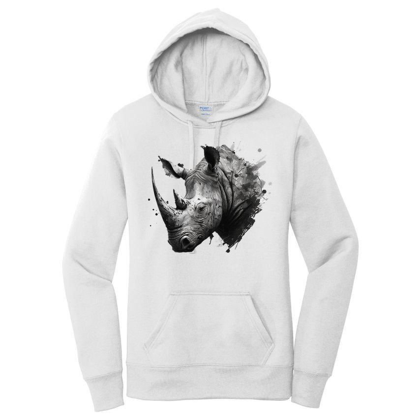 Rhino animal lovers animal rhino Women's Pullover Hoodie
