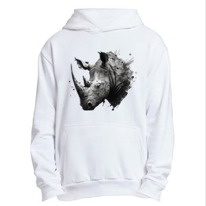 Rhino animal lovers animal rhino Urban Pullover Hoodie