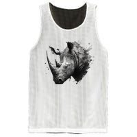 Rhino animal lovers animal rhino Mesh Reversible Basketball Jersey Tank