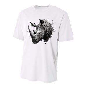 Rhino animal lovers animal rhino Performance Sprint T-Shirt