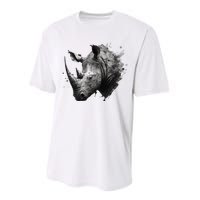 Rhino animal lovers animal rhino Performance Sprint T-Shirt