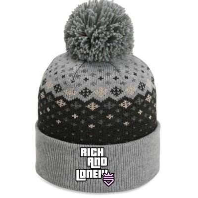 Rich And Lonely Rnl Wasted Miami The Baniff Cuffed Pom Beanie