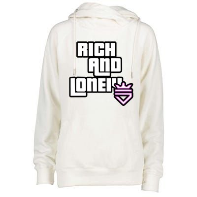 Rich And Lonely Rnl Wasted Miami Womens Funnel Neck Pullover Hood