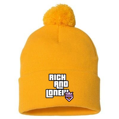 Rich And Lonely Rnl Wasted Miami Pom Pom 12in Knit Beanie