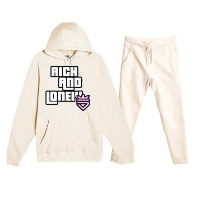 Rich And Lonely Rnl Wasted Miami Premium Hooded Sweatsuit Set