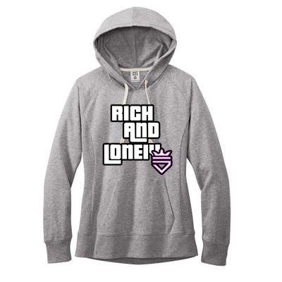 Rich And Lonely Rnl Wasted Miami Women's Fleece Hoodie