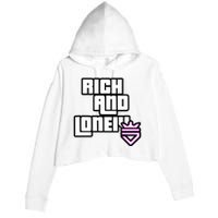 Rich And Lonely Rnl Wasted Miami Crop Fleece Hoodie