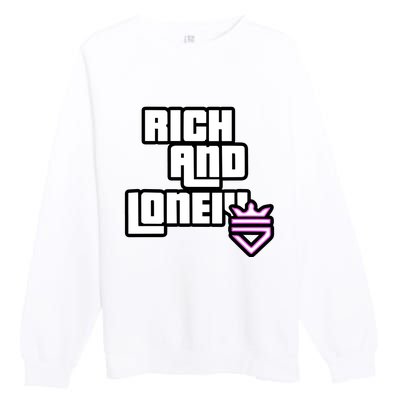 Rich And Lonely Rnl Wasted Miami Premium Crewneck Sweatshirt